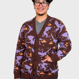 Unisex Night Scorcher Dragon Cardigan 100% Cotton
