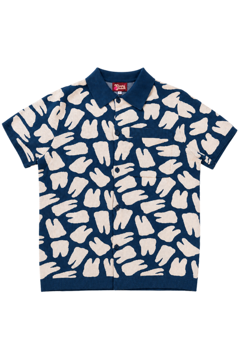 Nothing but the Tooth Button Up Knit Shirt
