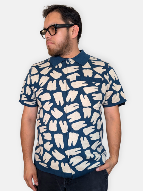 Nothing but the Tooth Button Up Knit Shirt