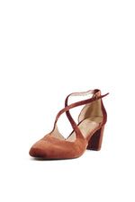 Oren Velvet Mary Jane Heels