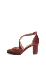 Oren Velvet Mary Jane Heels