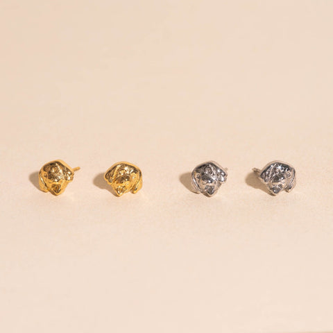 Golden Retriever Stud Earrings