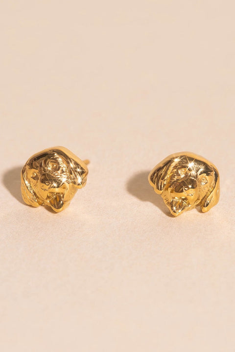 Golden Retriever Stud Earrings