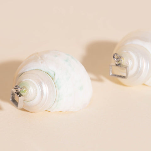 Jumbo Shell Super Chunky Huggie Hoop Charms