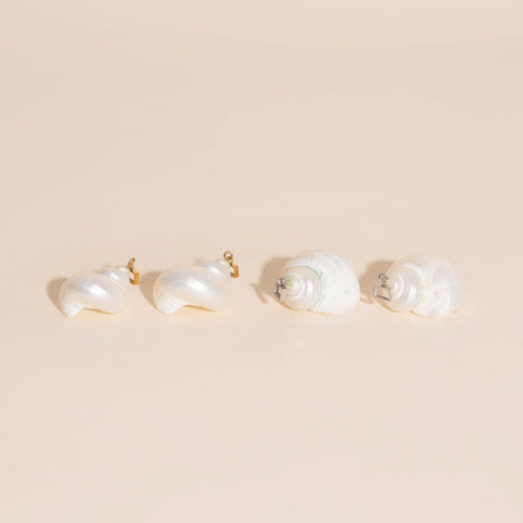 Jumbo Shell Super Chunky Huggie Hoop Charms