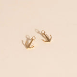 Anchor Stud Earrings