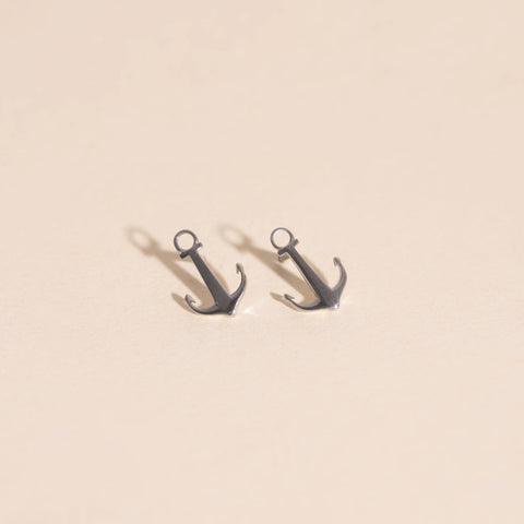 Anchor Stud Earrings