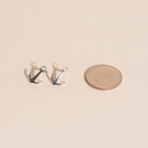 Anchor Stud Earrings