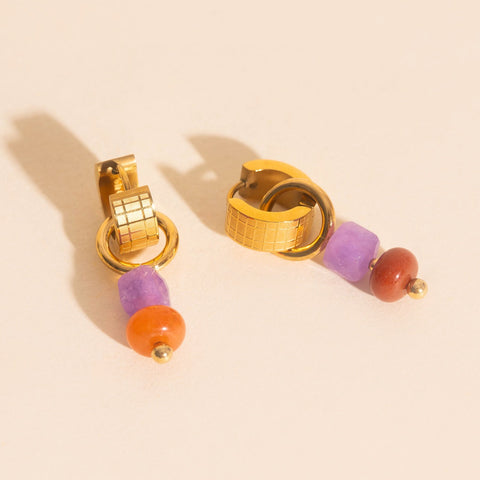 Mulberry Huggie Hoop Charms