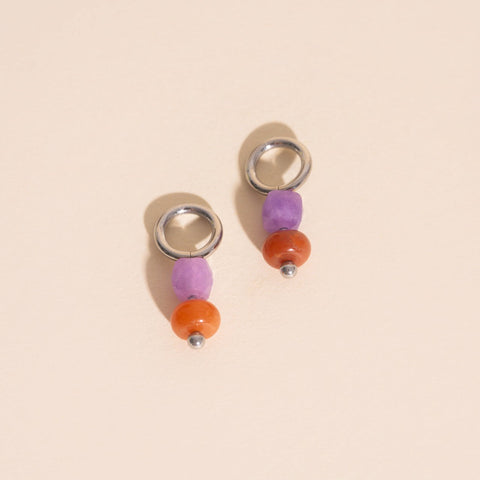 Mulberry Huggie Hoop Charms