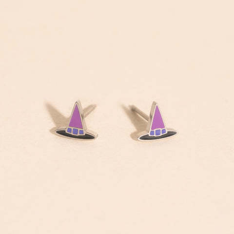 Witch Hat Stud Earrings