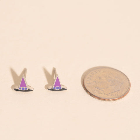Witch Hat Stud Earrings