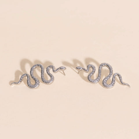 Jumbo Snake Stud Earrings