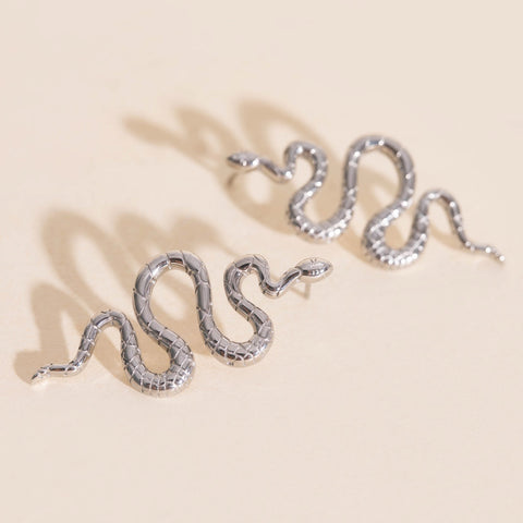 Jumbo Snake Stud Earrings