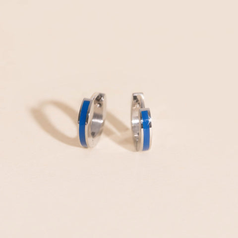 Color Tiny Huggie Hoop Earrings