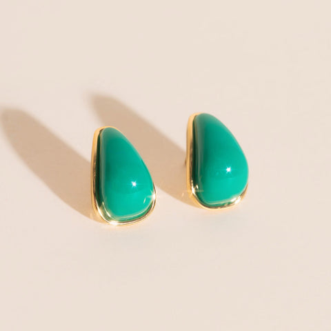 Color Pop Tear Drop Stud Earrings