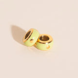 Color Pop Chunky Huggie Hoop Charms