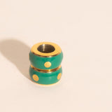 Color Pop Chunky Huggie Hoop Charms