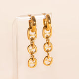 Chain Chunky Huggie Hoop Charms