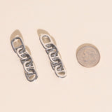 Chain Chunky Huggie Hoop Charms
