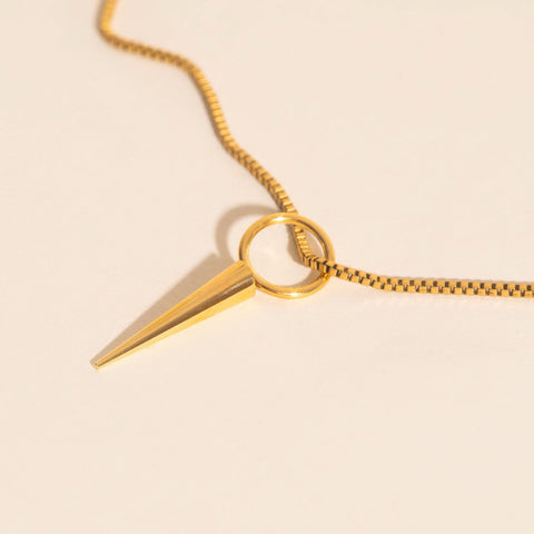 Oversized Spike Necklace Charm