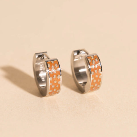 Bambi Chunky Huggie Hoop Earrings