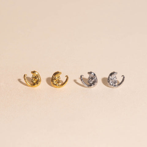 Gecko Stud Earrings