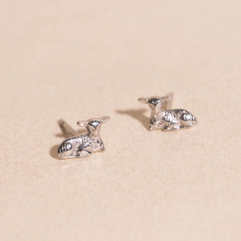 Lamb Mini Stud Earrings