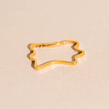 Cowhide Necklace Charm Clasp (32mm)
