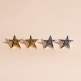 Jumbo Star Stud Earrings