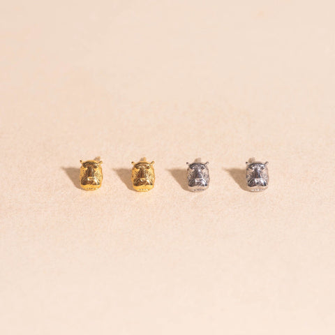 Hippo Stud Earrings