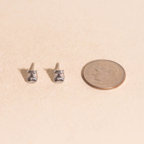 Hippo Stud Earrings