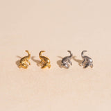 Crocodile Stud Earrings