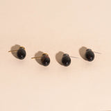 Tortoise Shell Drop Stud Earrings