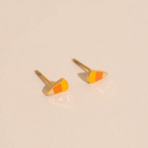 Candy Corn Stud Earrings