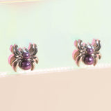 Spider Pearls Tiny Stud Earrings