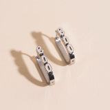 Boo Halloween 3D Huggie Hoop Earrings
