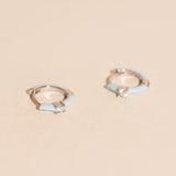 Color Pop Crystal Huggie Hoop Earrings