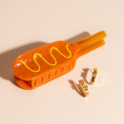 Pack: Cookout Huggie Hoops & Hair Claw