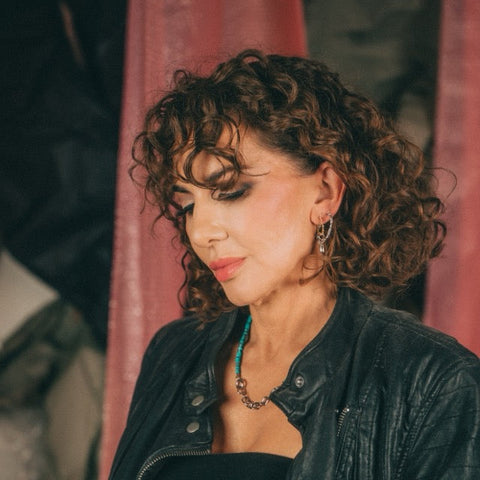 Droplet Chunky Huggie Hoop Charms