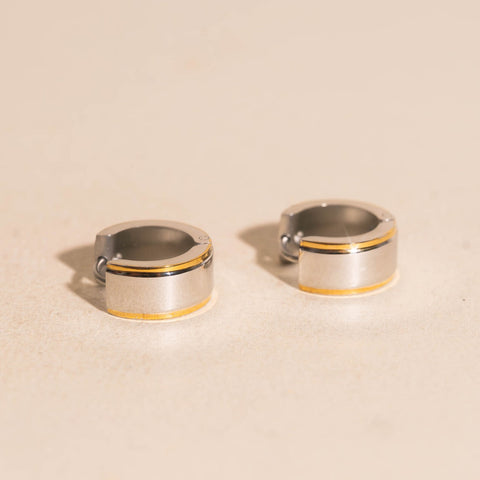 Band Mixed Super Chunky Huggie Hoop Earrings