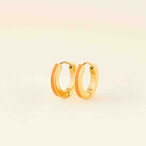 Color Huggie Hoop Earrings