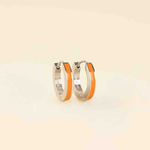 Color Huggie Hoop Earrings
