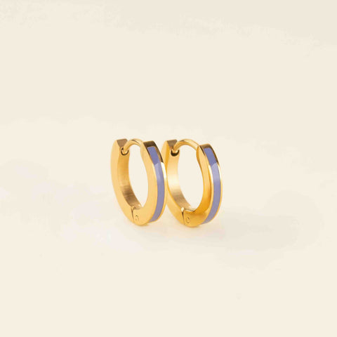 Color Huggie Hoop Earrings