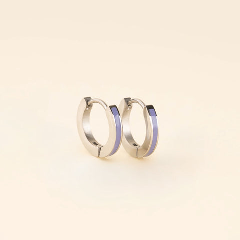 Color Huggie Hoop Earrings