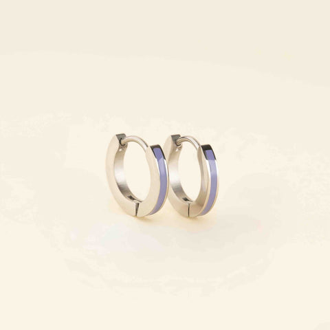 Color Huggie Hoop Earrings