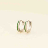 Color Huggie Hoop Earrings