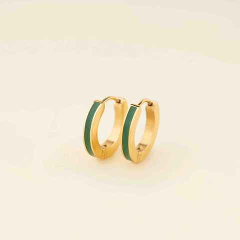 Color Huggie Hoop Earrings