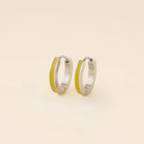 Color Huggie Hoop Earrings