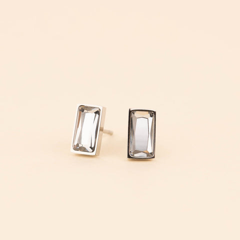 April Birthstone Stud Earrings